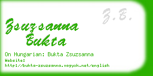 zsuzsanna bukta business card